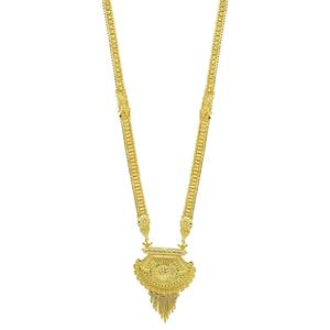 Joyería de Moda Chapada en Oro de 14K, 18K y 24K al por Mayor, Conjunto de Collares Largos de Diseño Tradicional, Conjunto de Joyería Nupcial Larga - Product Image 3