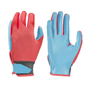 Gants de football américain tendance en cuir et latex avec écran tactile, adhérence super collante et paume imperméable – Vente en gros - Product Image 1
