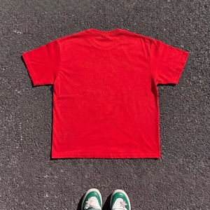 เสื้อยืดกราฟิกโอเวอร์ไซส์สั่งทำพิเศษ ผ้าฝ้าย 100% สตรีทแวร์ พิมพ์ลายการ์ตูน DTG ทรงบ็อกซี่ ใส่ได้ทั้งชายหญิง สั่งทำโลโก้ได้ OEM ODM - Product Image 2