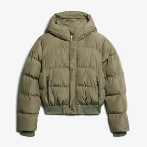 Chaqueta Corta Acolchada Ligera y Plegable para Mujer, Relleno de Algodón, Primavera/Otoño, Cortavientos - Product Image 2