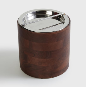 Seau à glace hexagonal en bois d'acacia de luxe, nouveau design, bois naturel, refroidisseur à vin rouge, vente chaude - Product Image 5