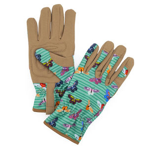 Gant de jardinage en cuir de vachette pleine fleur, résistant à la chaleur et aux étincelles, avec manchette élastique – Offre Spéciale - Product Image 1