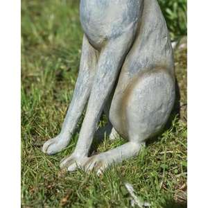 รูปปั้นกระต่ายหูใหญ่ อุปกรณ์จัดงาน ตกแต่งเทศกาลอีสเตอร์ ประติมากรรมกระต่ายโลหะ งานฝีมือทำมือ - Product Image 3