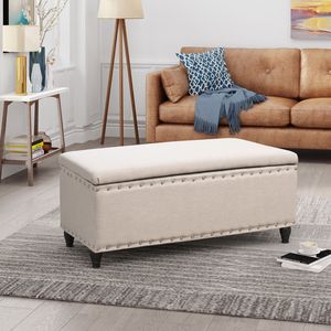 <b>Storage</b> Ottoman Stylish <b>Stool</b> with Hidden <b>Storage</b> Space for Home or Office Use - Product Image 4