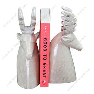 Sujetalibros de Mármol Grabado con Forma de Ciervo de Alta Calidad, Último Diseño, Mármol Natural, Certificado ISO, para Decoración y Regalos - Product Image 2