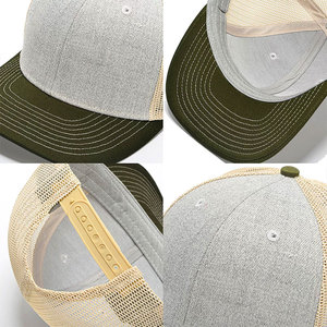 Distressed Blank Mesh <b>Hats</b> Wholesale Custom Logo 6 Panel Baseball Cap Unisex Plain Hip Hop Outdoor Fishing Trucker Cap - Product Image 2