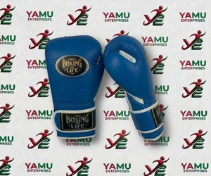 Gants de boxe de style mexicain en cuir véritable de haute qualité, prix de gros professionnel, No Boxing No Life, pour l'entraînement et la compétition. - Product Image 2
