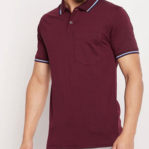 เสื้อโปโลผู้ชายสีพื้น ดีไซน์ใหม่ ขายดี พร้อมปักโลโก้ตามสั่ง ระบายอากาศได้ดี คุณภาพสูง ปกเสื้อพับได้ - Product Image 3