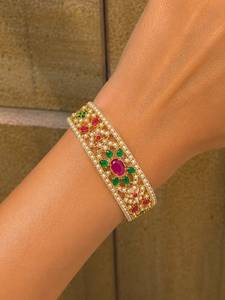 Bracelets à breloques faits à la main en gros, perles de Jaipur, bijoux pour femmes indiennes, fabricant exportateur OEM, commandes en gros - Product Image 2