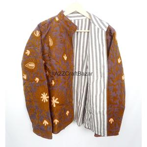 Veste Cotrise Traditionnelle Ethnique en Coton Non Tissé Brodé, Respirante, Écologique, Séchage Rapide, Qualité Supérieure, Vente en Gros, Été Automne - Product Image 4
