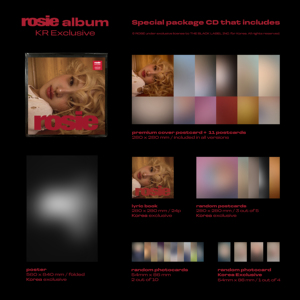 [Álbum Original Coreano] BLACKPINK ROSE - Rosie (EXCLUSIVO PARA COREA) - Product Image 3