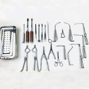 Kit de Instrumentos Ortopédicos Dentavex: Pinzas Quirúrgicas, Retractores, Tijeras y Abrazaderas de Acero Inoxidable con Bandeja - Product Image 4