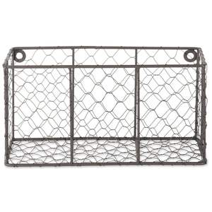 Cesta multiusos de metal para colgar en la pared, adecuada para necesidades de almacenamiento en el hogar, la oficina, la cocina y el baño. - Product Image 1
