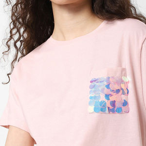 Crop tops pour femmes OEM/ODM, impression de logo personnalisée, crop tops pour femmes streetwear, t-shirts légers à séchage rapide OEM - Product Image 2