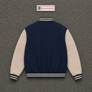 PREMIUM NAVY BLUE LETTERMAN <b>VARSITY</b> <b>JACKET</b> FOR <b>MEN</b> FASHION LETTERMAN TRENDY COLLEGE <b>BOMBER</b> COMFORT FIT WINTER FASHION STYLISH WO - Product Image 6