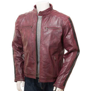 Veste en cuir pour homme de style streetwear personnalisée par le meilleur fabricant, couleur unie, coupe-vent, imperméable, meilleur prix, hiver - Product Image 3