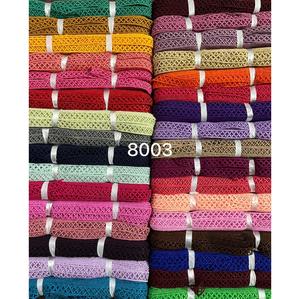 Dentelle de coton fantaisie pour vêtements, fabriquée en Inde, conception de couleur personnalisée, dentelle traditionnelle pour robes, lehengas, saris, usage professionnel. - Product Image 3