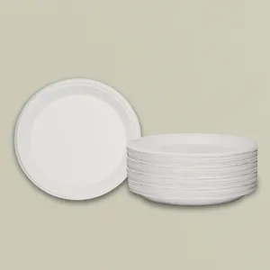 Assiettes en bagasse de canne à sucre robustes, biodégradables et écologiques, disponibles en gros - Product Image 5