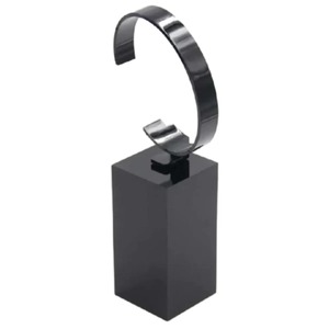 High Quality for Custom Black Acrylic Modern Watch Display <b>Block</b> with Easy Assembly for Retail Store Window Display - Product Image 2