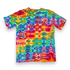Camiseta Tie Dye en Espiral con Logotipo Personalizado, 100% Algodón, Estilo Urbano Holgado, Informal, Unisex, para Verano, Venta al Por Mayor - Product Image 6