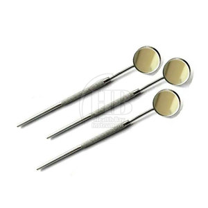 Ensemble de miroirs dentaires pour inspection orale, en acier inoxydable, réutilisables, outils d'examen manuels, procédures de diagnostic dentaire professionnelles, CE - Product Image 3