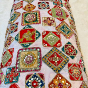 Premium position print with embroidery fabric is a modern textile designed for stylish fashion and <b>garment</b> collections This fabr - Product Image 1