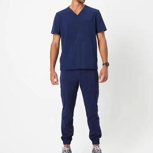 Tenues d'hôpital personnalisées, uniformes de couleur unie pour hommes, blouses d'infirmiers, blouses médicales, vente en gros - Product Image 1