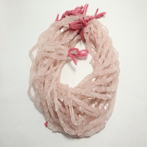 Cuentas Heishi de Cuarzo Rosa Natural de 20 Pulgadas de Largo, Tamaños Mixtos de 4mm-10mm, Cuentas Espaciadoras de Piedras Preciosas para Fabricación de Joyas - Product Image 1