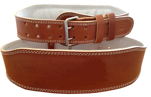 Cinturón de Levantamiento de Pesas Profesional Unisex Ajustable, 100% Cuero Vacuno, Transpirable, Duradero, Antideslizante, Protección Avanzada Doble - Product Image 6