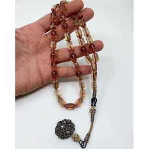 Handmade Traditional Muslim Rosary Tasbih in <b>Resin</b> a Beautiful Crafted Islamic Prayer Tool - Product Image 3