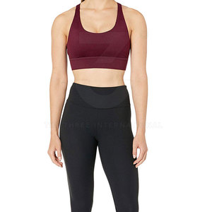 Sujetador Deportivo Moderno para Mujer, de Alta Sujeción, Transpirable, Diseño Simple, Logotipo Frontal, Material Premium de Spandex/Nylon, Servicio de Fabricación OEM - Product Image 5
