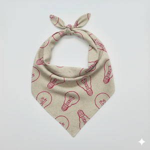 Pañuelo Cuadrado de Algodón Ligero Hecho a Mano con Motivo Botánico Delicado, Elegante Accesorio para la Cabeza de Mujer - Product Image 2