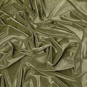 Classic Modern Light Mehandi Green Satin Fabric Heavyweight 100% Polyester Woven Solid Color Brushed Sueded Finish Suits - Product Image 3