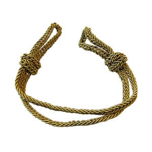 New Arrival In Stock Ceremonial Uniform Hat <b>Cords</b> Quality Made Customized Ceremonial Uniform Hat <b>Cords</b> For Online Sale - Product Image 1