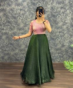 Vestido de Fiesta Moderno con Bordado Fendi y Lentejuelas, con Dupatta, Algodón de Lujo, Precio al por Mayor, Multicolor, Prenda Étnica - Product Image 5