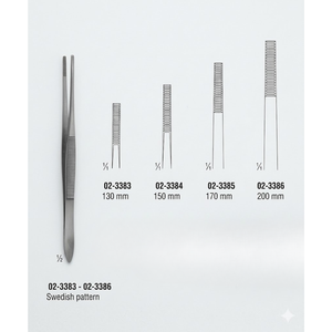 Pinzas de Disección Suecas de 150 mm |   Instrumento Quirúrgico de Acero Inoxidable de Primera Calidad, Clase I - Product Image 1
