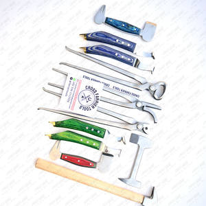 Good Quality Farrier Tools Kit 2pcs Dual-Edged <b>Loop</b> Knife & Hoof Knives, Nail Cutter, Nipper, Farrier Clinch Buffer Tool <b>hammer</b> - Product Image 4