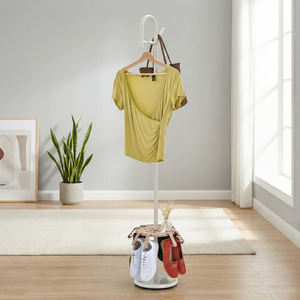 SALE Shelf Wholesale Taiwan Household Storage Furniture Manufacturer MIT Standing <b>Coat</b> <b>Rack</b> Stand with Shoe Storage - Product Image 1