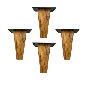 Estante de Almacenamiento para Cubiertos de Madera en Forma de L, Acabado Marrón Café de 2 Pulgadas, Madera de Sheesham Resistente, Estilo Rústico Francés, Cinco Niveles - Product Image 2