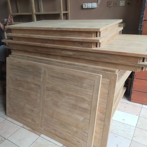 Table de salle à manger extérieure en teck sur mesure, fabricant de mobilier de patio commercial pour projets hôteliers, approvisionnement en gros - Product Image 4