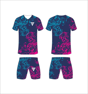 Custom Sublimated Yellow Black Geometric <b>Soccer</b> Jersey Set Men V-Neck Short Sleeve Moisture Wicking Athletic Fit All Seasons - Product Image 2