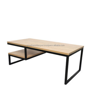 Mesa Consola para Sala de Estar, Mueble para TV de Diseño Industrial, Madera de Mango, Puerta Corredera, Mueble Multiusos para TV, para Apartamento y Villa - Product Image 4