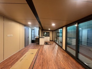 Casa Container Espandibile a Doppia Ala da 20 Piedi, Villa Prefabbricata Mobile, Struttura in Pannelli Sandwich di Acciaio Estensibile, Casa di Campagna per Esterni - Product Image 6