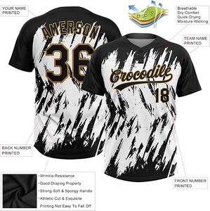 Camisetas de Béisbol Personalizadas con Dos Botones, Camisetas de Softbol Personalizadas con Nombre, Número y Logotipo Bordados para Hombres, Mujeres y Jóvenes - Product Image 4