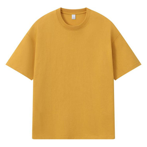 เสื้อยืดคอกลมทรงปกติ น้ำหนัก 200 กรัม ผ้าฝ้าย 100% สกรีนโลโก้ด้านหน้า แขนกลาง สไตล์ไฮสตรีท สำหรับผู้ชาย พิมพ์ลายดิจิทัล ระบายอากาศได้ดี - Product Image 1