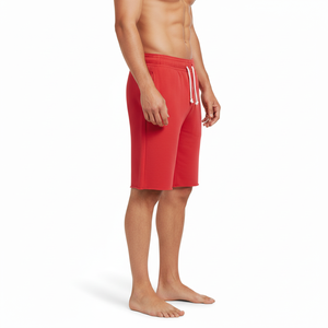 Shorts décontractés pour hommes, style streetwear, faible MOQ, 100% coton, séchage rapide, légers, confortables, taille avec cordon de serrage - Product Image 3
