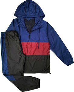 OEM Sustainable New Arrival Windbreaker Suit for Unisex Casual <b>Waterproof</b> Polyester Lightweight Fleece Gradient Color Set - Product Image 5