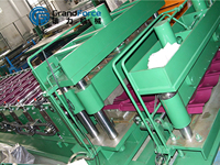 Machine de formage de tôles de toiture en acier coloré entièrement automatique combinant la production de tuiles IBR et de tuiles émaillées