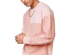 Sudadera de hombre con hombros caídos, corte holgado, estilo urbano casual, ropa personalizada al por mayor - Product Image 4