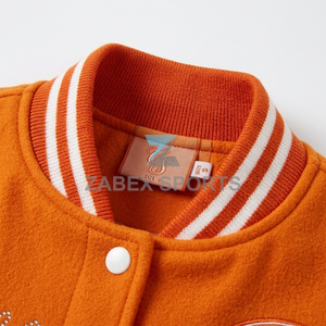 Custom <b>Men's</b> Regular Premium Eco-Friendly Windproof Varsity Letterman <b>Jacket</b> Polyester/Cotton Streetwear by Zabex Sports - Product Image 5